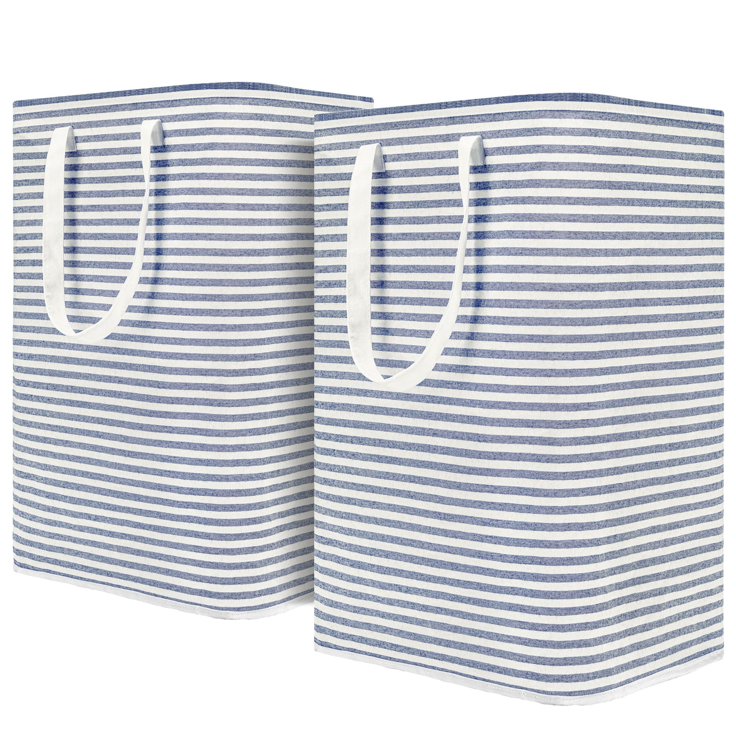 DOKEHOM Freestanding Laundry Hamper with Handle, Collapsible Large Cotton Storage Basket for Clothes