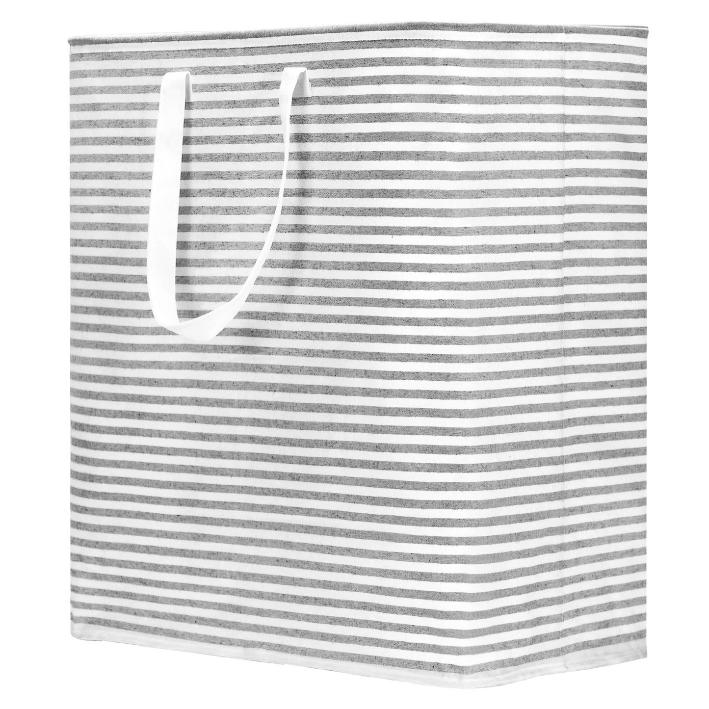 DOKEHOM Freestanding Laundry Hamper with Handle, Collapsible Large Cotton Storage Basket for Clothes