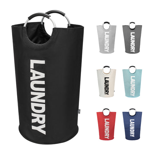 DOKEHOM Large Laundry Basket, Collapsible Laundry Bag, Foldable Laundry Hamper, Folding Washing Bin
