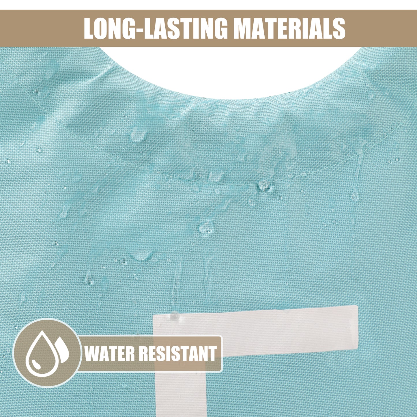 DOKEHOM 90L/125L Large Laundry Basket, Collapsible Laundry Bag, Freestanding Tall Clothes Hamper, Foldable Washing Bin (Light Blue)